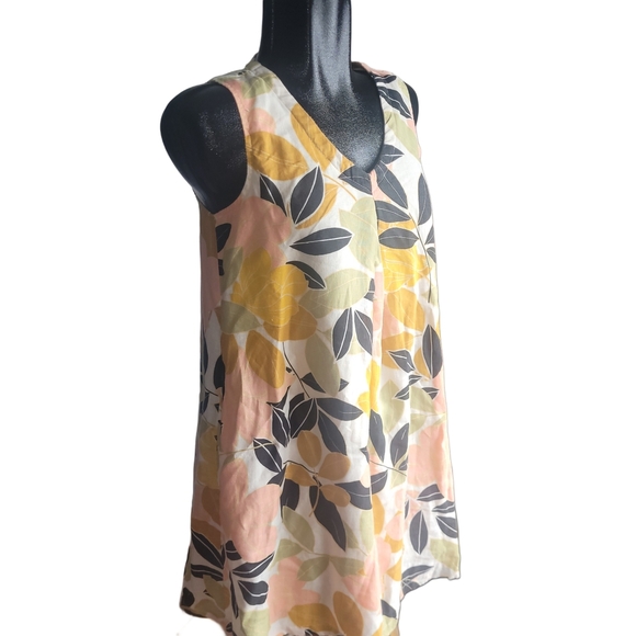 Rachel Zoe Linen Sleeveless Trapeze Dress S - Picture 4 of 8